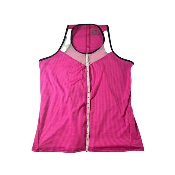 Lucky in Love Racerback Tank, Size Large - Picture 6 of 9